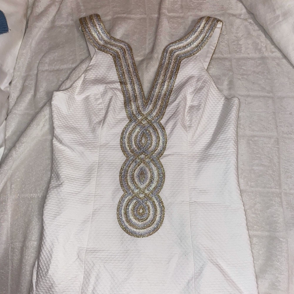 white lily pulitzer dress